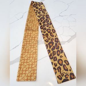 Coach Leopard Handbag Scarf